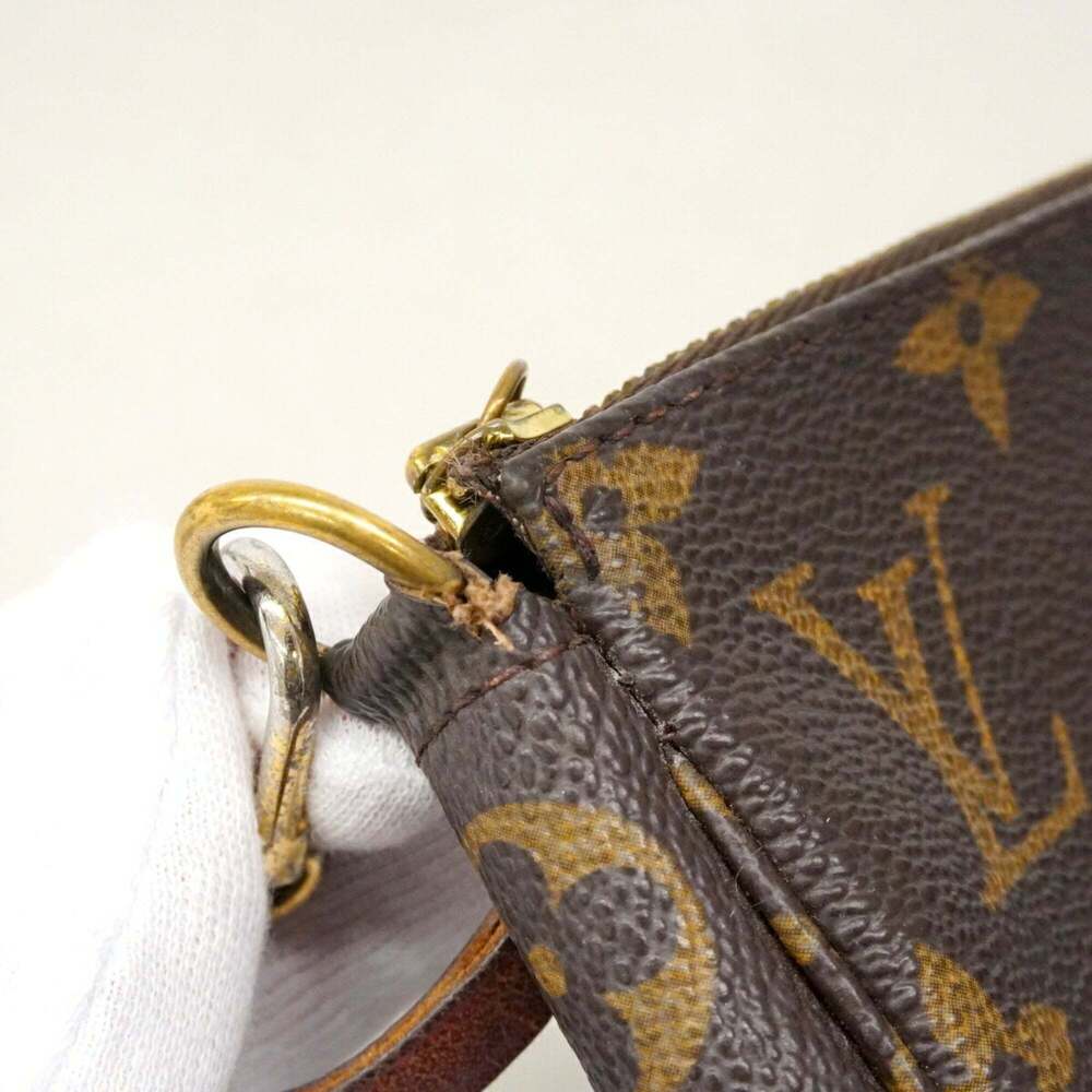 LOUIS VUITTON Brown Monogram Pochette Pouch - Picture 7 of 10